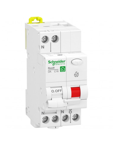 Resi9 XP disjoncteur détecteur d'arc 1P+N 25A courbe C peignable SCHNEIDER R9PTC625