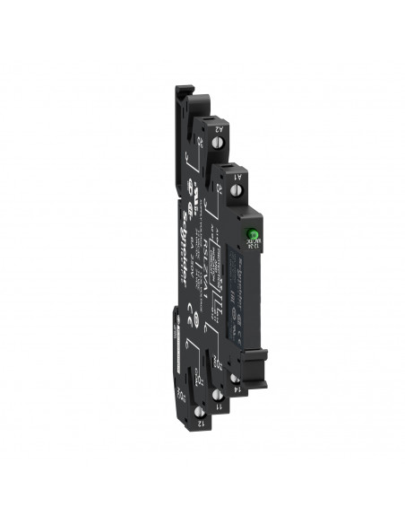 Zelio Relay RSL relais PCB embrochable monté sur embase 1OF 6A 24VACDC SCHNEIDER RSL1PVBU