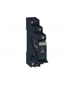 Zelio Relay RXG relais embroc monté sur embase test + DEL 1OF 10A 230VAC SCHNEIDER RXG12P7PV 2