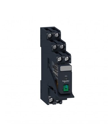 Zelio Relay RXG relais embrochable monté sur embase test 2OF 5A 24VDC SCHNEIDER RXG21BDPV