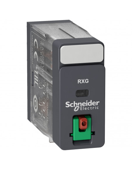 Zelio Relay RXG relais interface embrochab test 2OF 5A 120VAC SCHNEIDER RXG21F7