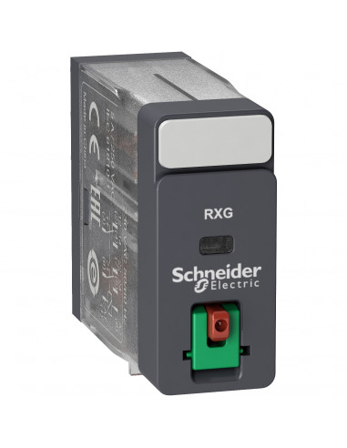 Zelio Relay RXG relais interface embrochab test 2OF 5A 230VAC SCHNEIDER RXG21P7