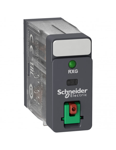 Zelio Relay RXG relais interface embrochab test DEL 2OF 5A 24VAC SCHNEIDER RXG22B7