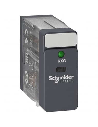 Zelio Relay RXG relais interface embrochab DEL 2OF 5A 220VAC SCHNEIDER RXG23M7