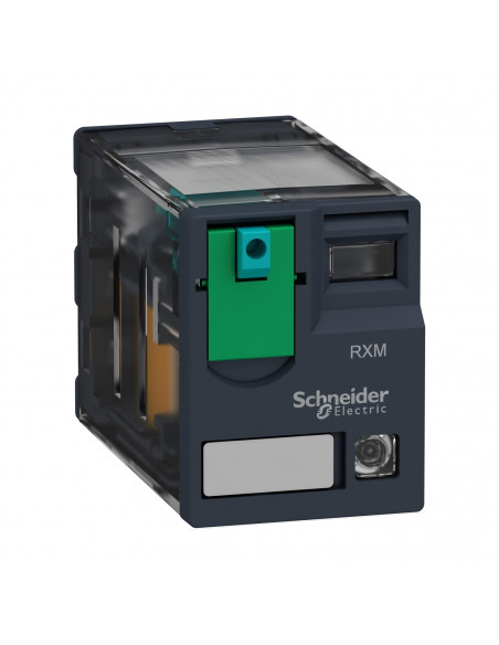 Zelio Relay RXM relais miniature embrochable test+DEL 2OF 12A 110VDC SCHNEIDER RXM2AB2FD