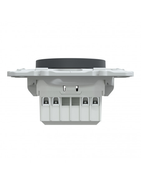 Wiser Ovalis bouton poussoir 10A zigbee Anthracite SCHNEIDER S340530W