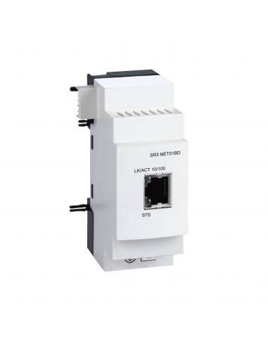 Zelio Logic interface de communication Ethernet pour relais intelligent SCHNEIDER SR3NET01BD
