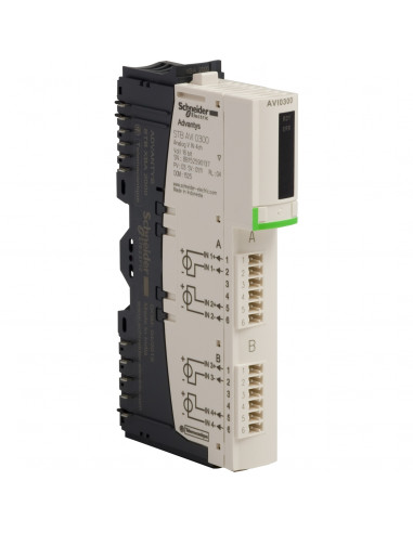 Advantys STB kit d'entrées analogiques standard +/-10V 4 E 15 bits+signe SCHNEIDER STBAVI0300K