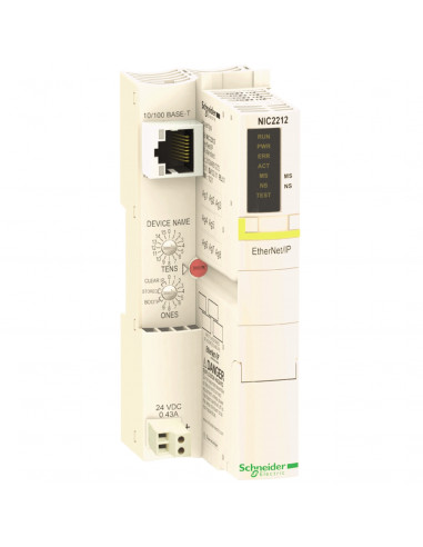 Advantys STB module d'interface réseau standard ethernet/IP 10 à 100Mbit/s SCHNEIDER STBNIC2212