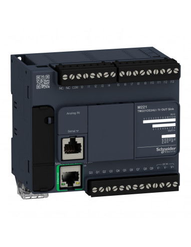 Modicon TM Controleur m221-24es tr.n pn ethernet SCHNEIDER TM221CE24U