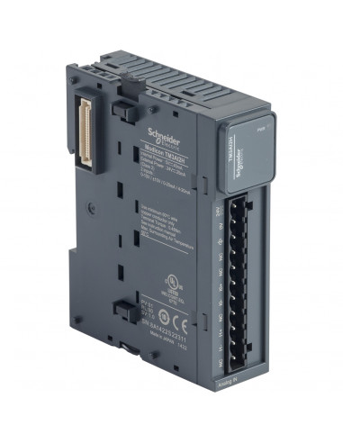 Modicon TM3 module 2 entrées ana haute résolution -10-0-10V 0/4-20mA vis SCHNEIDER TM3AI2H