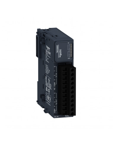 Modicon TM3 module mixte 4 entrées 24VCC/4 sorties relais 2A à vis SCHNEIDER TM3DM8R