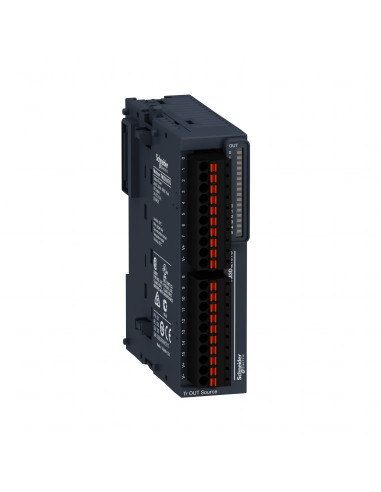 Modicon TM3 module 16 sorties TOR PNP 0,5A à ressort SCHNEIDER TM3DQ16TG