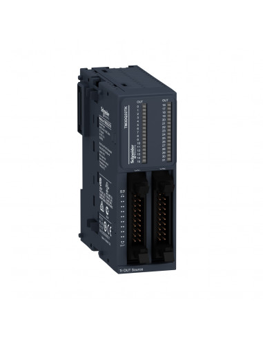 Modicon TM3 module 32 sorties TOR PNP 0,1A connecteur HE 10 SCHNEIDER TM3DQ32TK
