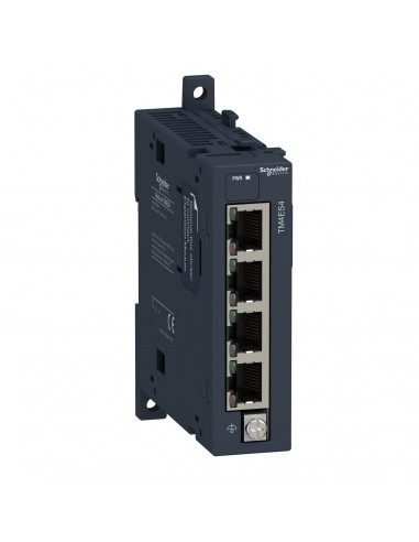 Modicon TM4 module de communication switch Ethernet 4 connecteurs RJ45 SCHNEIDER TM4ES4