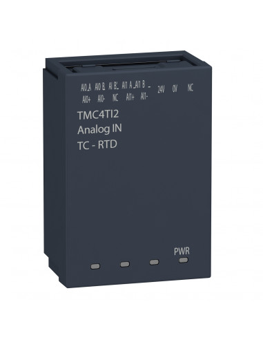Modicon M241 module 2 entrées température sondes type RTD ou TC SCHNEIDER TMC4TI2