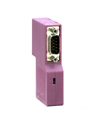 Modicon conn.femelle SUB-D9 CANopen IP20 coudé à 90° conn. suppl. inclus SCHNEIDER TSXCANKCDF90TP