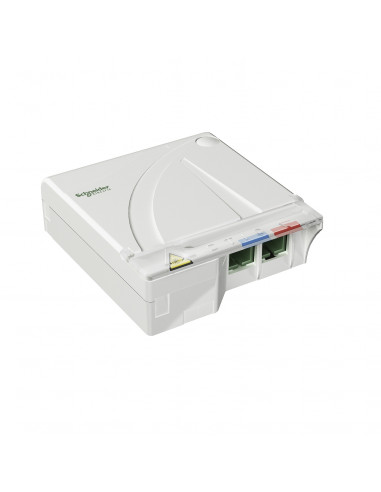 LexCom Home Dispositif Terminaison Intérieur Optique équipé 2 traversées SC/APC SCHNEIDER VDIR326030