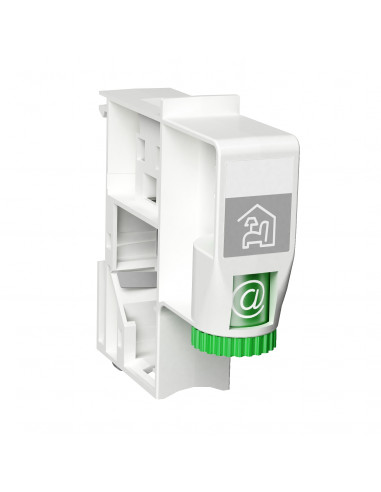 LexCom Home Accessoire 1 Fix RJ45 vide pour connecteur RJ45 S-ONE SCHNEIDER VDIR380005