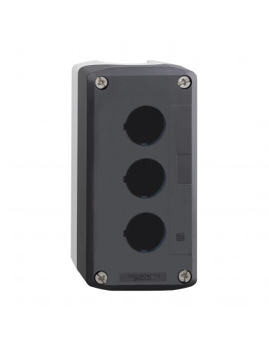 box XALD 3 holes printed SCHNEIDER XALD03CUST01