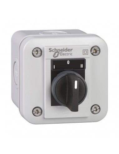 Harmony XALE boîte à boutons sélecteur 3 positions I-O-II blanc 2F SCHNEIDER XALE1333