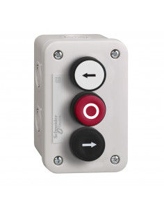 Harmony XALE boîte à boutons BP blanc 1O/F + BP rouge 1O/F + BP noir 1O/F SCHNEIDER XALE3255 2