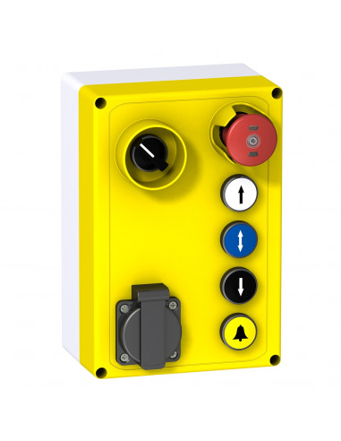 Harmony Coffret jaune au en81 bpup bpd updown SCHNEIDER XALFP6003E