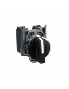 Harmony XB4 bouton tournant à manette diam. 22 3 pos rap C noir 2F vis SCHNEIDER XB4BD53