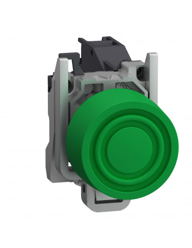 Harmony XB4 bouton poussoir impuls Atx gaz diam. 22 capuchon vert 1F vis SCHNEIDER XB4BPS31GEX