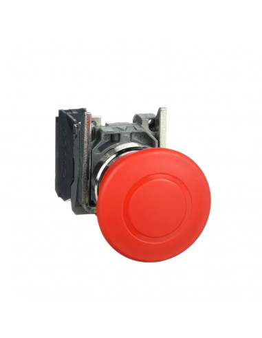 Harmony bouton poussoir arrêt d'urgence XB4 diam.  22mm rouge pousser/tirer SCHNEIDER XB4BT842