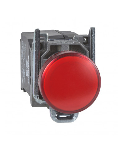 Harmony XB4 voyant lumineux BA9s diam. 22 rouge 230V vis étrier SCHNEIDER XB4BV44