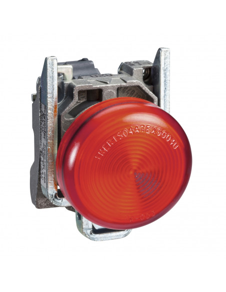 Harmony XB4 voyant lumineux BA9s diam. 22 rouge direct 250V max vis étrier SCHNEIDER XB4BV64