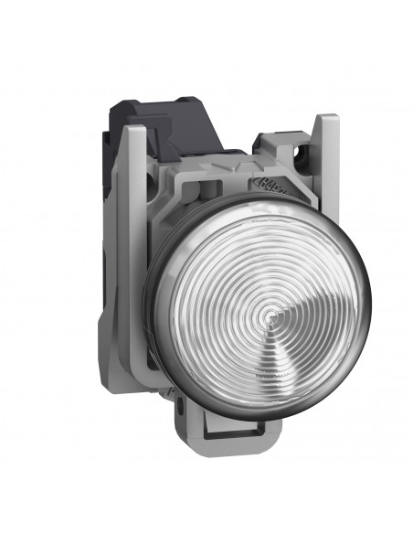 Harmony XB4 voyant lumineux DEL Atx gaz diam. 22 blanc 230V vis étrier SCHNEIDER XB4BVBM1GEX
