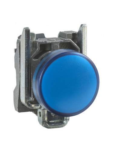 Harmony XB4 voyant lumineux DEL diam. 22 bleu 120V vis étrier SCHNEIDER XB4BVG6