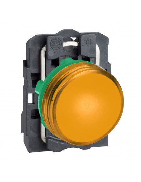 Harmony XB5 voyant lumineux DEL diam. 22 orange 230V vis étrier SCHNEIDER XB5AVM5