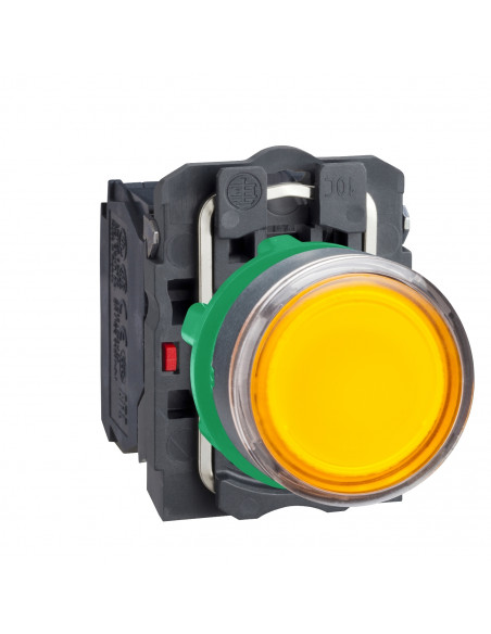 Harmony bt-pous lumineux orange diam. 22 impulsion 24V 1O+1F SCHNEIDER XB5AW35B5