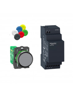 Harmony pack sans pile & sans fil diam. 22 récepteur non programmable 24Vcc SCHNEIDER XB5RFB01