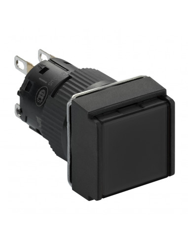 Harmony XB6 bouton-poussoir diam. 16mm à impulsion affleurant 1OF noir SCHNEIDER XB6ECA21P