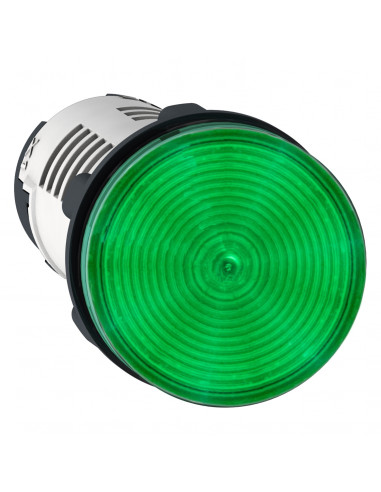 Harmony voyant rond diam. 22 vert LED intégrée 24V SCHNEIDER XB7EV03BP