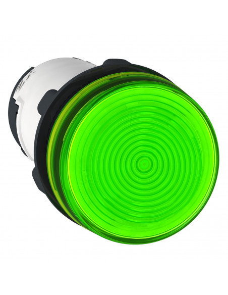 Harmony voyant rond diam. 22 vert BA9s 230V SCHNEIDER XB7EV73P