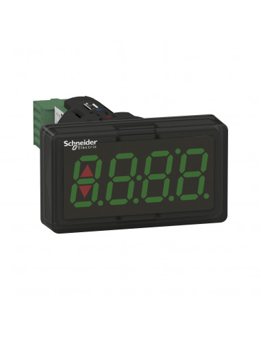 DIGITAL PANEL METER GREEN LED DISPLAY DIGITAL PANEL METER 4-DIGIT GREE SCHNEIDER XBH1AA0G4