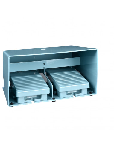 Preventa XPEM inter. à pied double avec capot métal.- bleu 2O+2F SCHNEIDER XPEM3100D