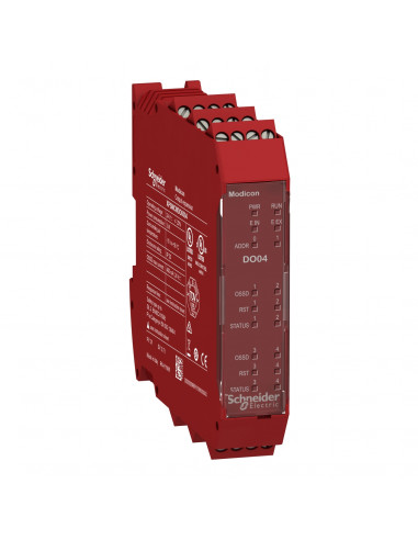 Preventa XPSMCM module extension 4 sorties OSSD connecteur à vis SCHNEIDER XPSMCMDO0004