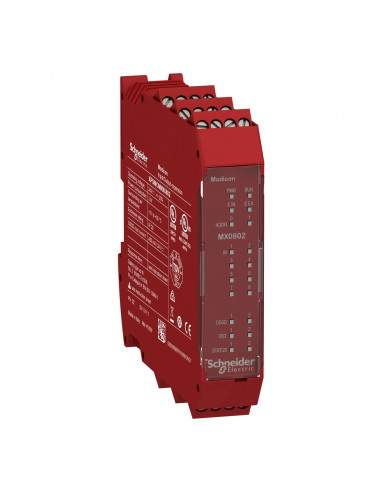 Preventa XPSMCM module d'extension 8 entrées 2 sorties connecteur à vis SCHNEIDER XPSMCMMX0802