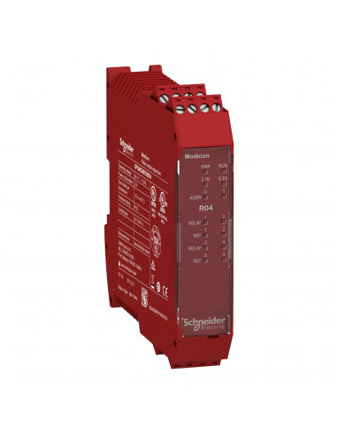 Preventa XPSMCM module d'extension 4 sorties relais connecteur à vis SCHNEIDER XPSMCMRO0004