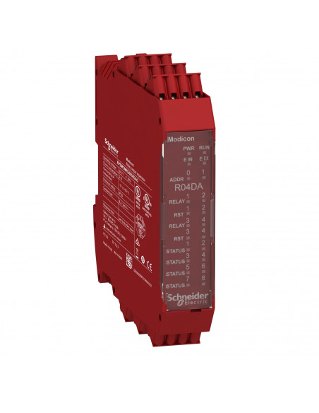 Preventa XPSMCM module extension 4sorties relais configurable connecteur ressort SCHNEIDER XPSMCMRO0004DAG