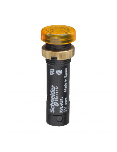 Harmony XVLA voyant rond diam. 12 IP40 jaune orangé DEL intégrée 12V-bornes SCHNEIDER XVLA325