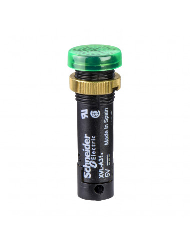 Harmony XVLA voyant rond diam. 12 IP40 vert DEL intégrée 48V -bornes SCHNEIDER XVLA343