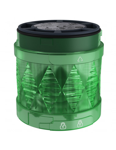Harmony XVU élément lumineux diam. 60 DEL fixe 24VDC vert SCHNEIDER XVUC23