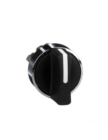 Harmony XB4 tête bouton tournant à manette diam. 22 2 posit fixes noir SCHNEIDER ZB4BD2